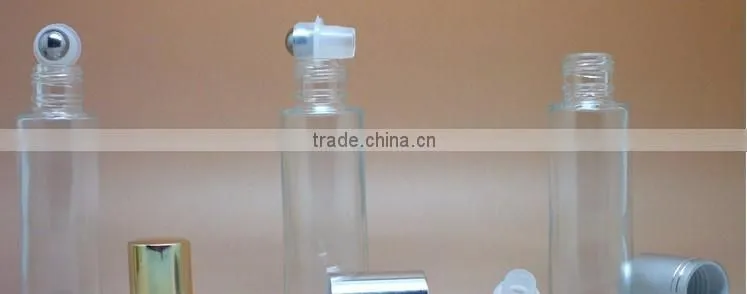 15ml Roll On Perfume transparent Bottles with Stainless Steel Roller Ball