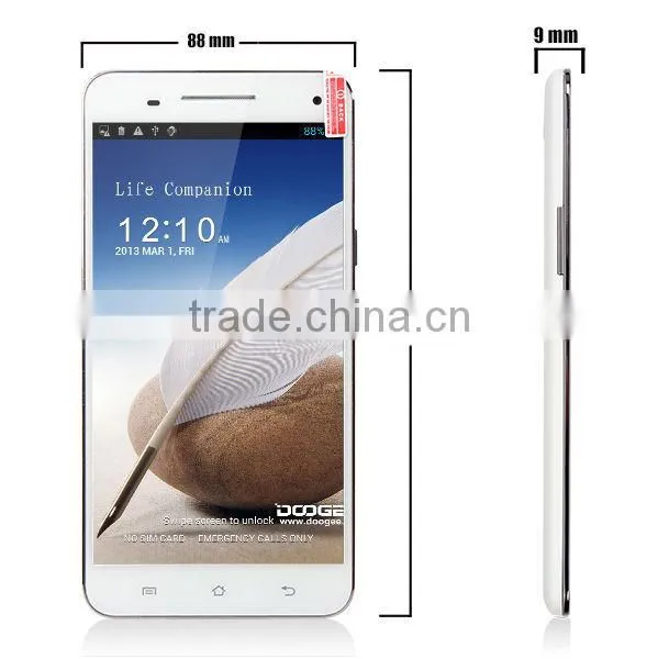 Doogee MAX DG650 Smartphone 6.5 Inch FHD Screen 16.0MP 2GB 16GB MTK6589T Quad Core Android 4.2 dual sim new products 2014