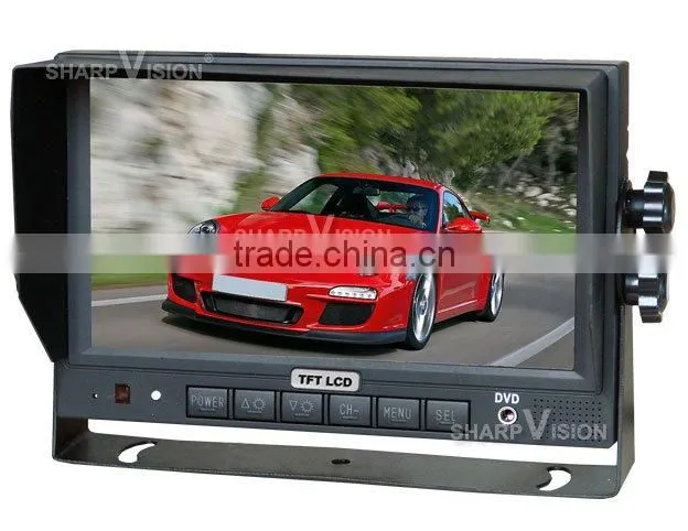 7 inch rear vision car reversing camera system