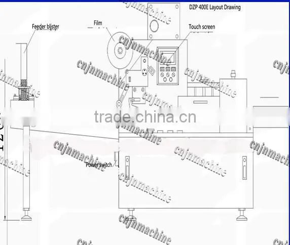 Fully Automatic Pillow Food (Bread, Snack) Packing Machine