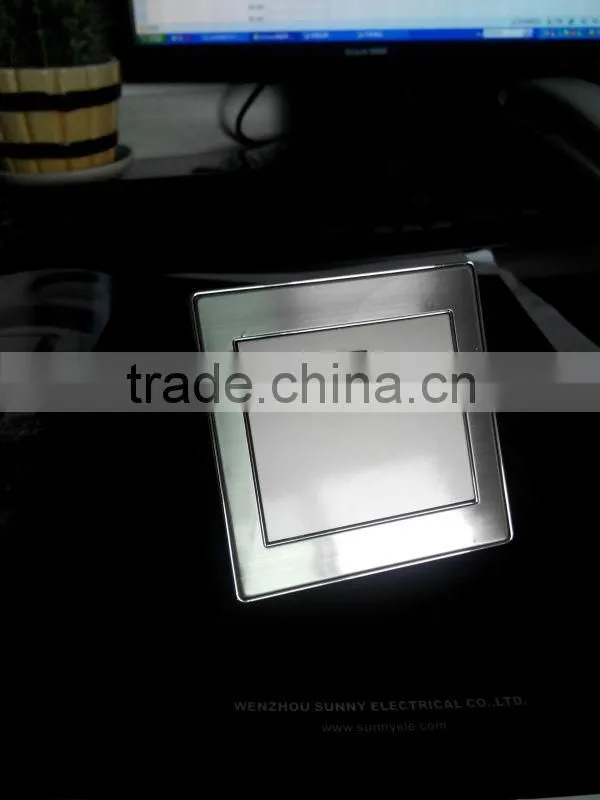 led push button wall light switch