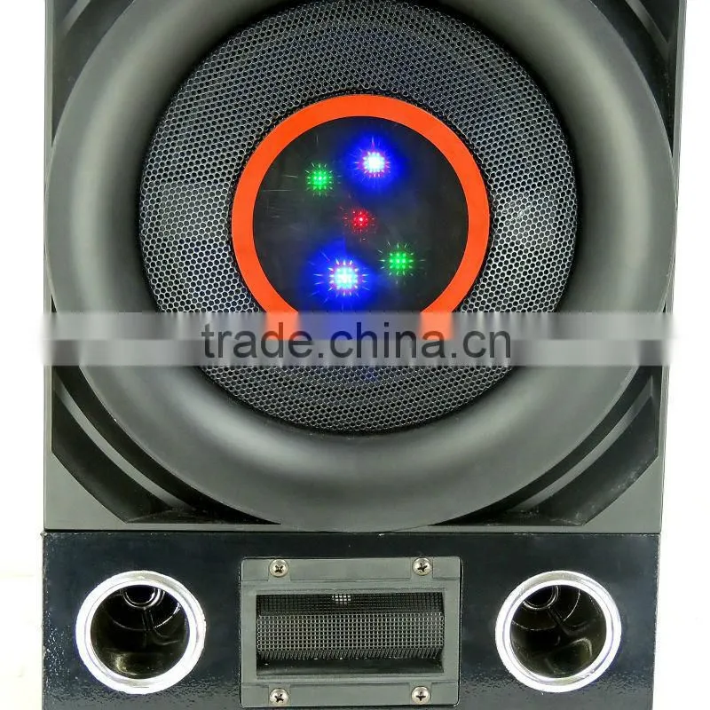 2013 latest fashionable professional portable speaker with USB/SD/FM/ rechargeble battery /Remote control