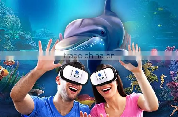 Hot Selling Virtual Reality Glasses Plastic Case Google Cardboard 3D VR BOX
