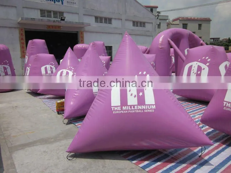 2016 hot sale inflatable paintball bunker/ inflatable bunker/ inflatable paint ball field