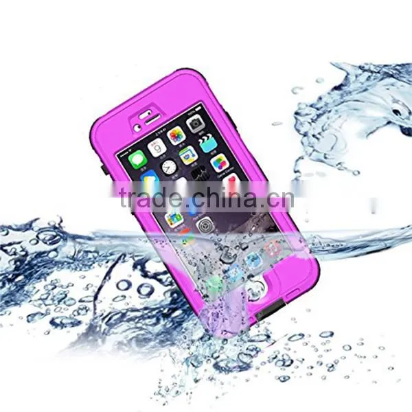 5.5" for iPhone 6 6S 6 Plus Waterproof Case IPX68 With Fingerprint Touch ID