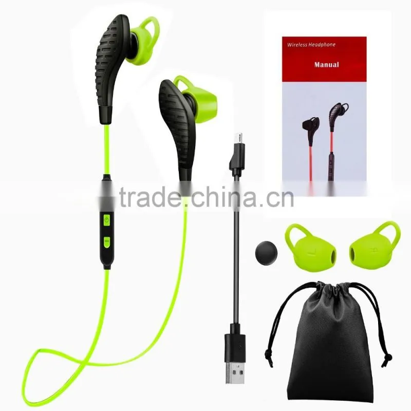 amazon hot selling goods wireless bluetooth headphone with mic 8-10 talking time for sporting running gym