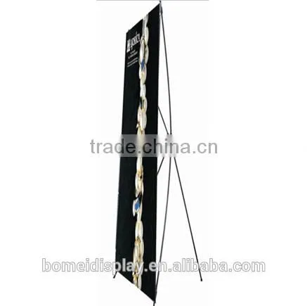 80*180cm black plastic flexible x banner stand system