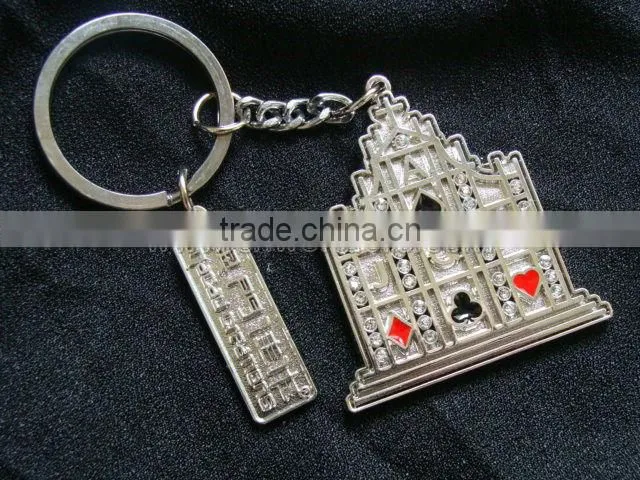 Hot selling fashion crystal key chain
