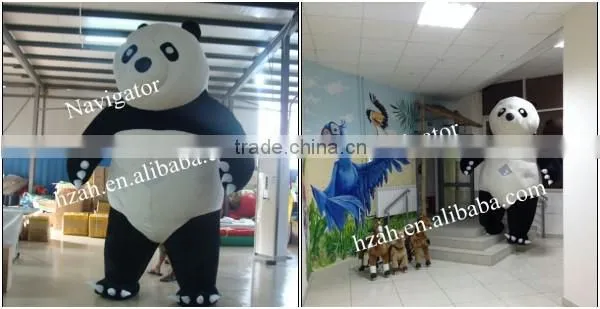 Walking Inflatable Panda Cartoon Model