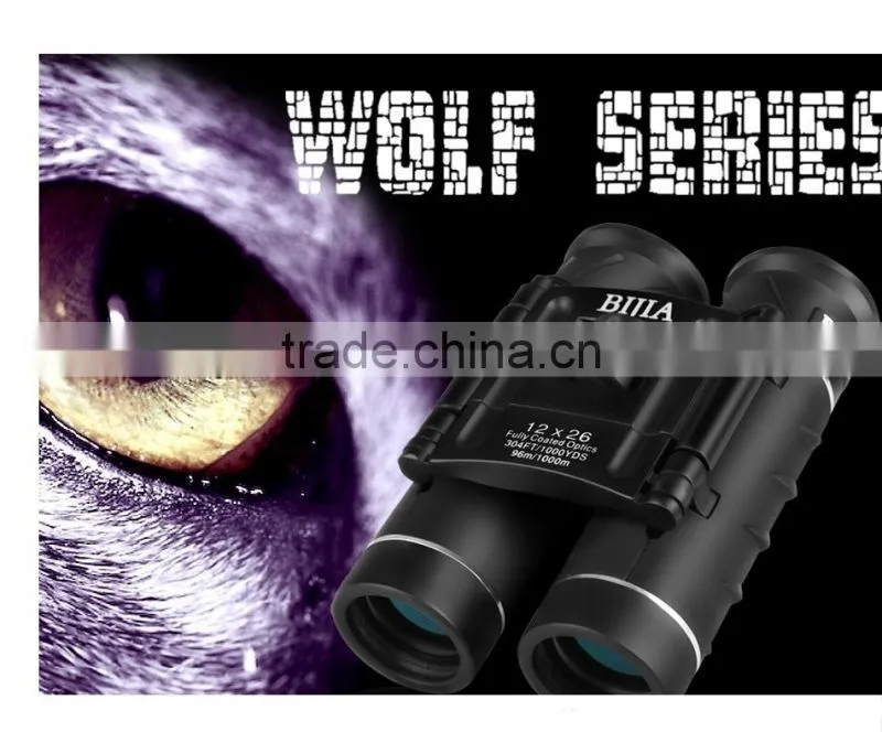 Porro system high power HD 12X binoculars
