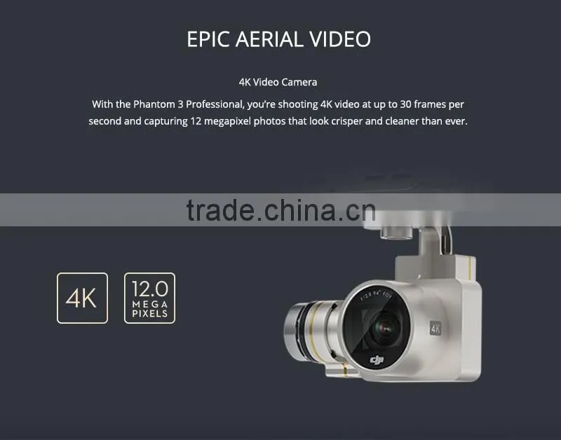 DJI Phantom 3 Professional Quadcopter 4K UHD Video Camera Drone