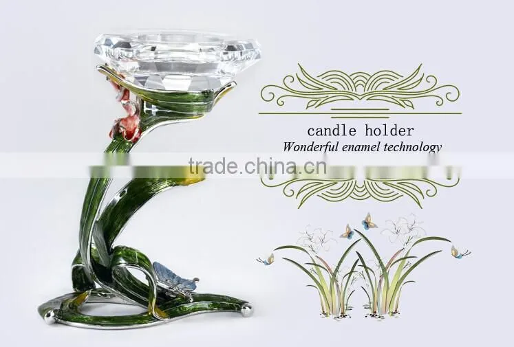 RORO Chanson orchid pewter craft gift candle holder