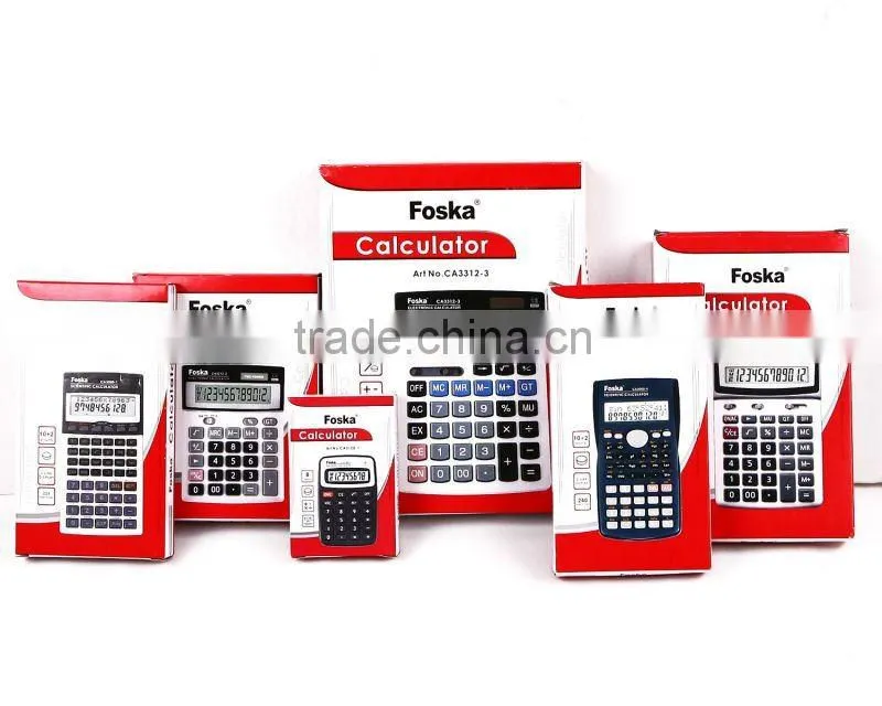 12 Digit Solar Power Office Calculator