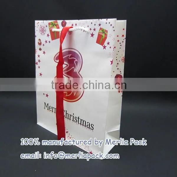 Pack of 12 Wholesale Christmas Gift Bags Packaging Xmas Bags