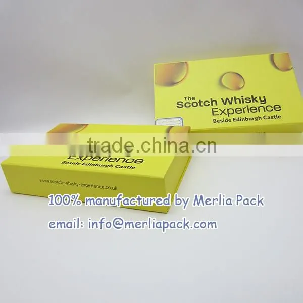 limited collections whisky box VIP voucher card cardboard collapsible box