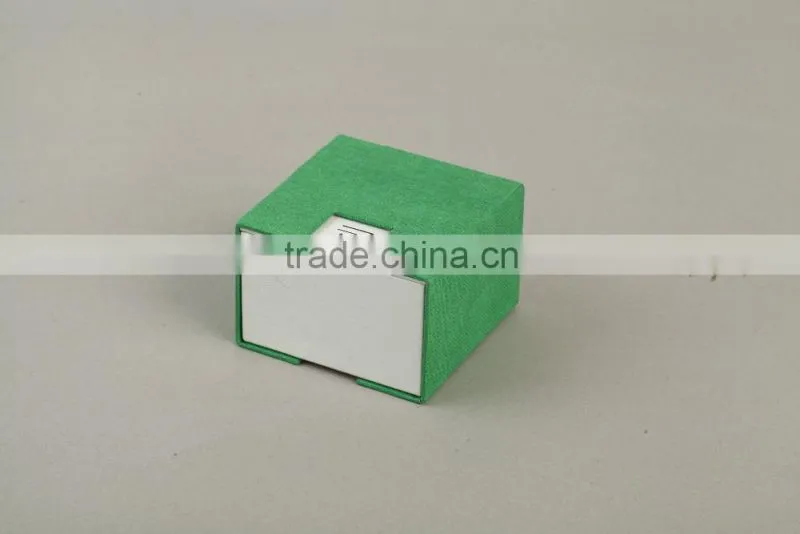 High quality green cardboard jewelry box