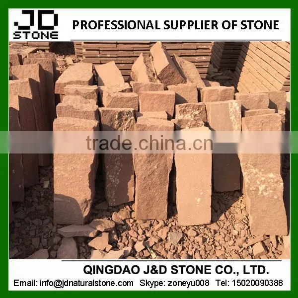 cheap red sandstone blocks for sale