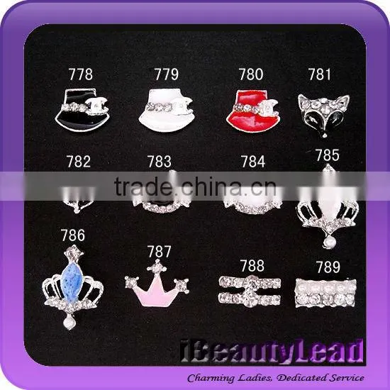 Hot sale 3D nail studs nail metal decoration fashional nail art products