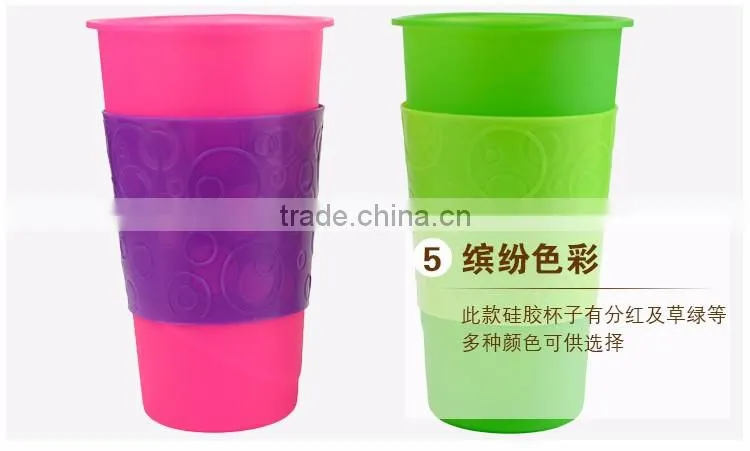 unbreakable High Quality Silicone Collapsible Travel Mug