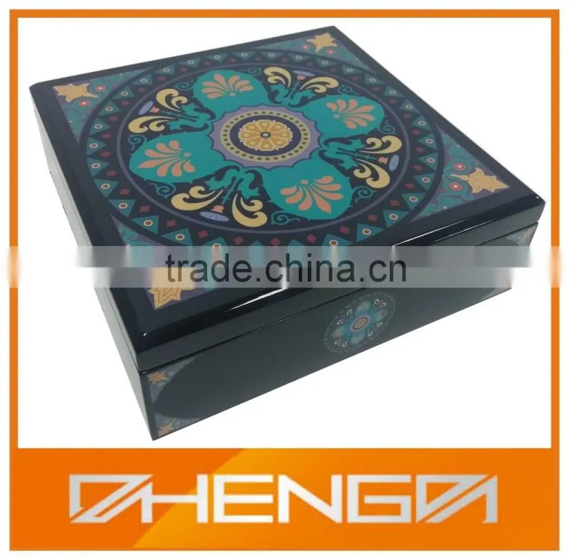 HOT SALE Factory Price custom made-in-china handmade wooden gift boxes with hinged lid for sale (ZDS-SJF022)