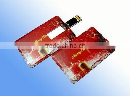 promotional business Card size USB flash memory