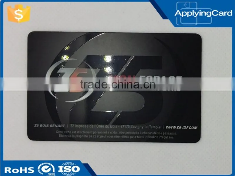 DongGuan Manufacturer Plastic business card Pvc smart card rfid contactless card with custom printing
