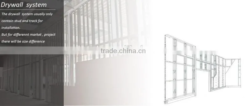 3 meter Drywall Channel Steel Channel Profile