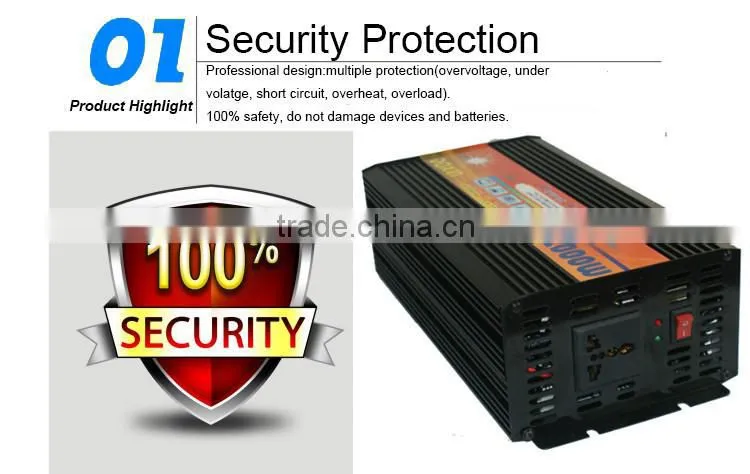 12V 220V ac to dc 500W modified sine wave inverter power home inverter with UPS