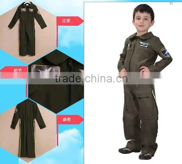 children's uniform suits, astronauts air force pilot clothes Children's cosplay costumes