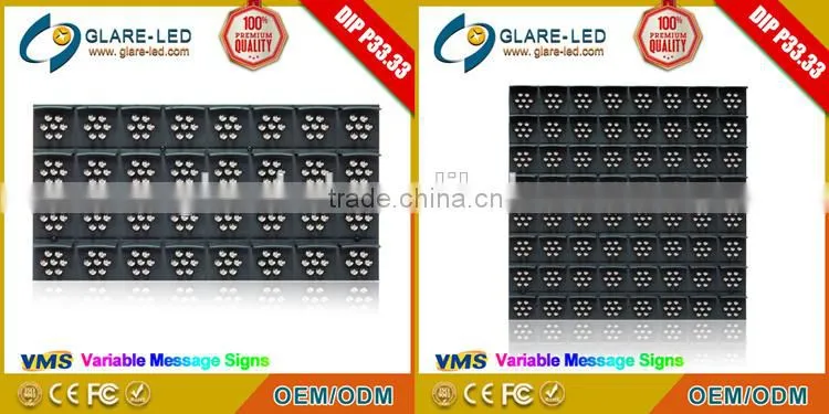 5 Color Variable Message Signs for traffic control and advertising