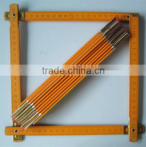 collapsible wood ruler,folding ruler