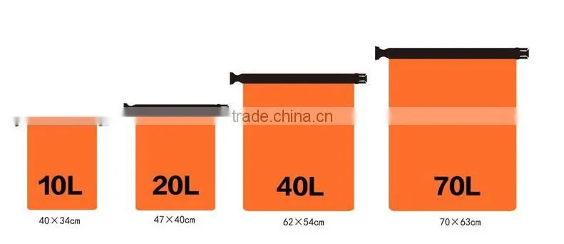 Supply new different liter waterproof pvc dry bag (D303 )