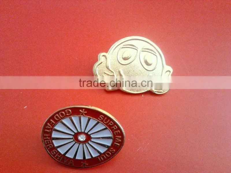 zinc alloy metal wing bagdes,gold pilot wing lapel pins, wing emblem