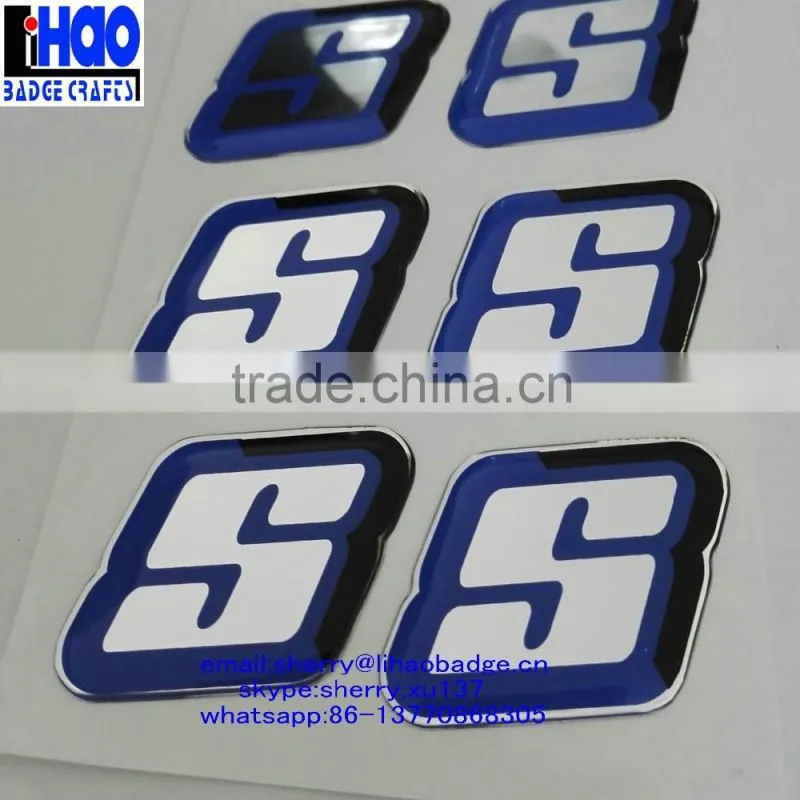 2016 OEM transparent soft Epoxy Resin label sticker