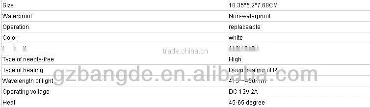 2013 handheld home use no needle re mesotherapy for skin rejuvenation and wrinkle removal BD-CS007