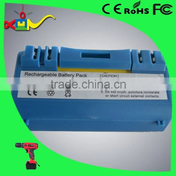 rechareable big current 14.4v ni mh battery pack for vacuum cleaner