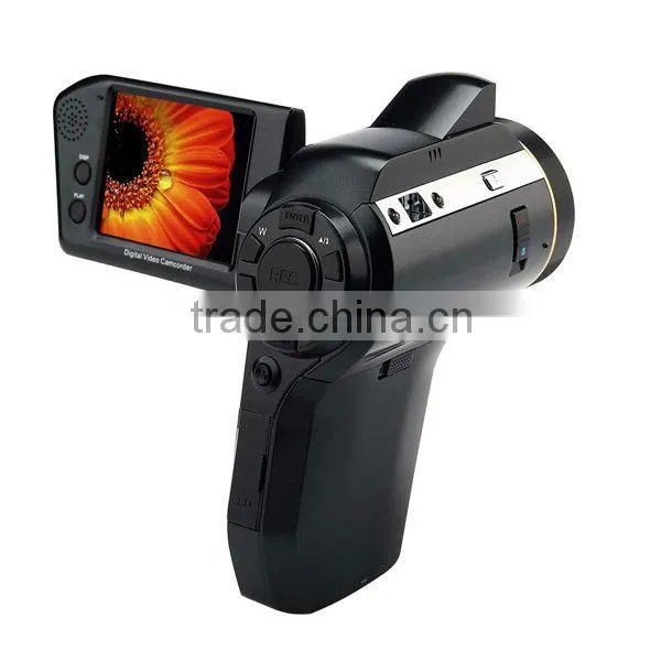 12 Mega pixels digital camcorder with flashlight