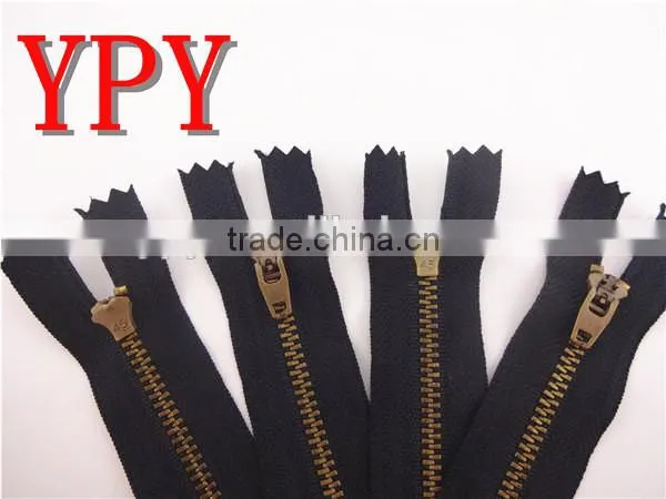 3# Antique Brass Close End YG Zipper
