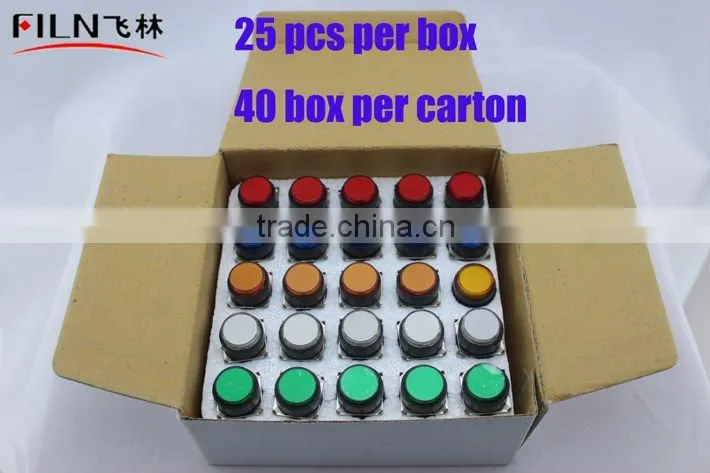 FILN 16mm diameter 25pcs per box Green 24V used traffic signal lights