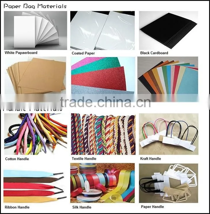 kraft art materials custom printing paper bag murah price from Shanghai