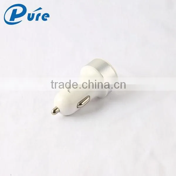 2016 Mini usb car charger adapter, 2 port usb car charger with certifications, 2.1A dual usb car charger