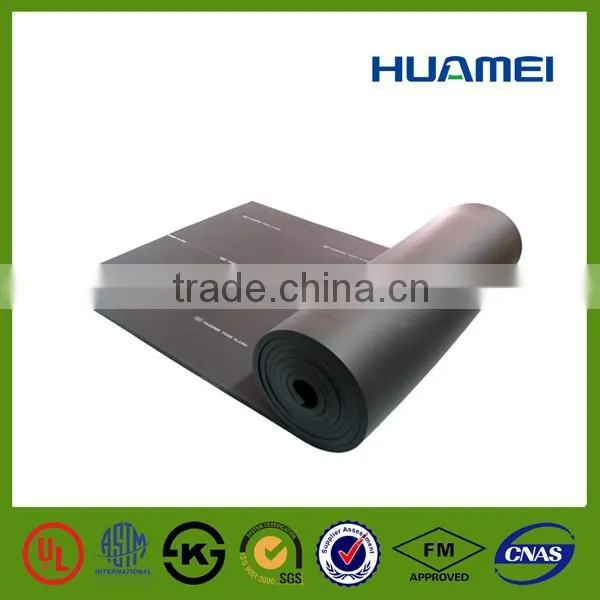Huamei flexible rubber closed cell elastomeric foam insulation sheet