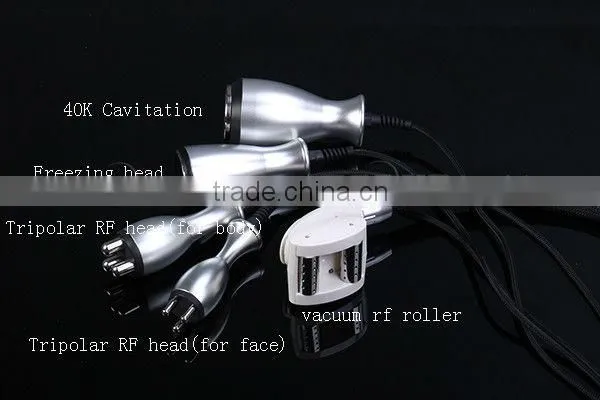 Ultrasonic cavitation weight loss machine, slimming beauty cellulite therapy, rf vacuum roller tripolar beauty machine
