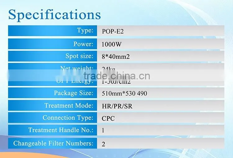 ipl rf shr 1000W LPL LASER POP-E2 IPL Type home use diode laser hair removal POPIPL laser OPT Beauty equipment 1000w