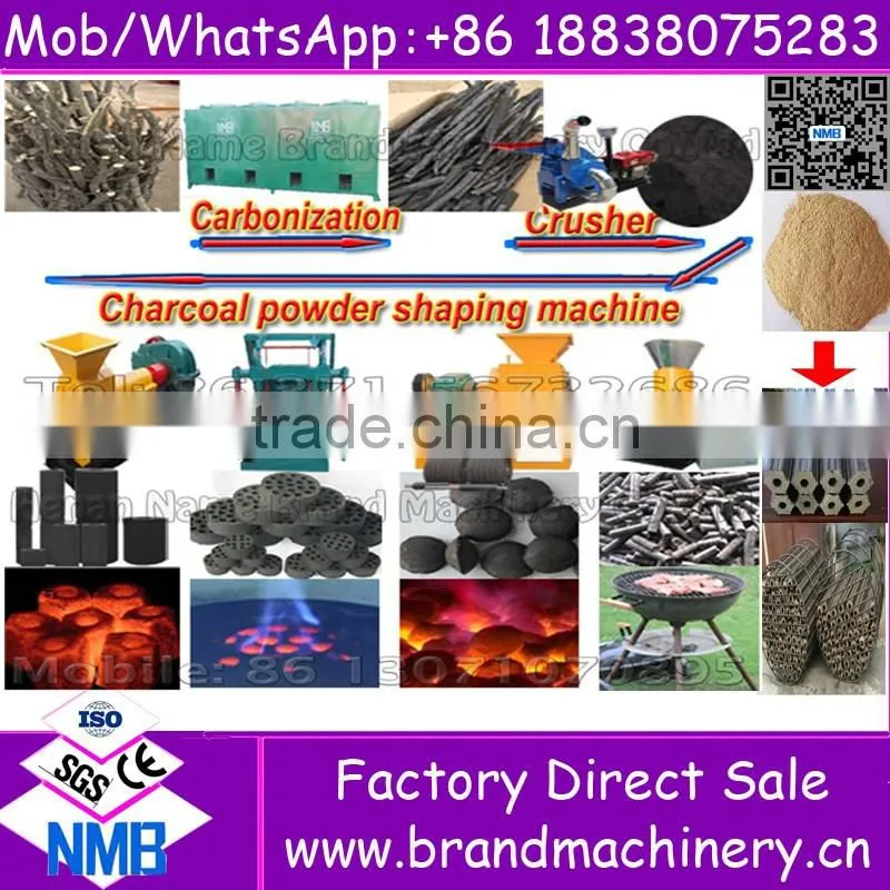 Hot sale rice husk straw wood biomass sawdust briquette machine
