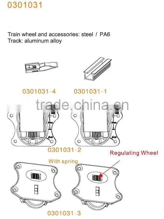 patent product wardrobe sliding door mechanism for max door weight 35kg