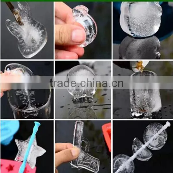 2017 High quality Colorful new design silicone ice mould