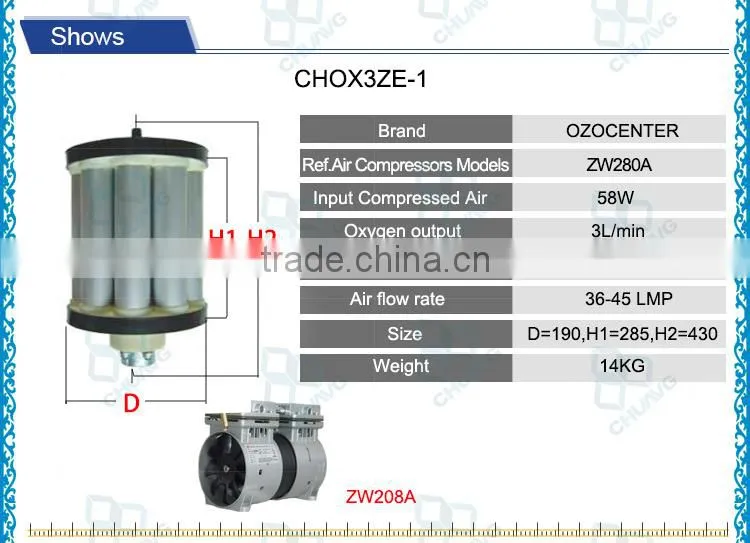 3-15 LPM industrial oxygen generator / oxygen generator price