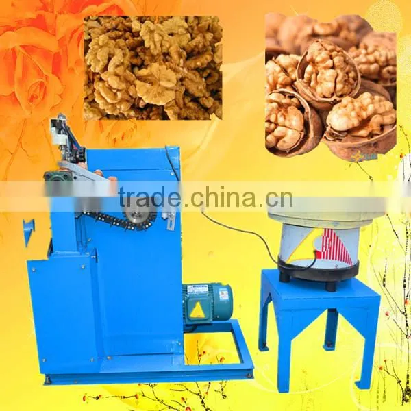 machine shell walnut /walnut shell crushing machine /walnut shell removing machine