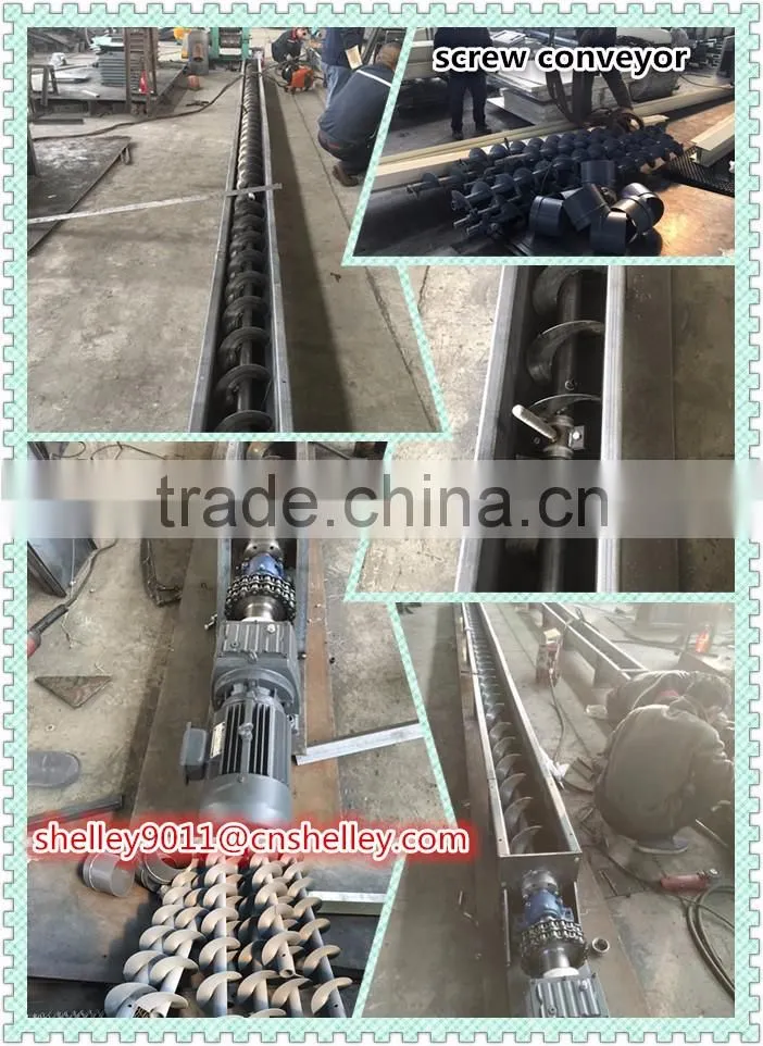 10t/h maize wheat screw conveyor auger